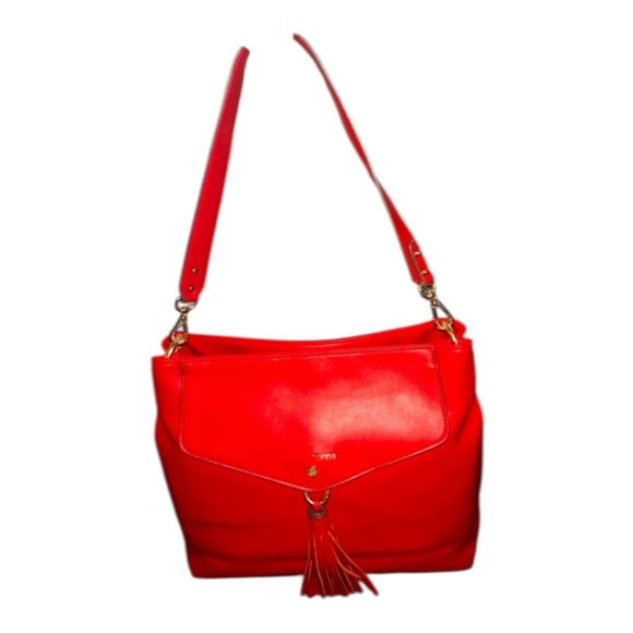 Liz Claiborne Handbags - Liz Claiborne Vibrant Red Shoulder Bag